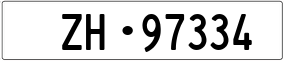 Truck License Plate